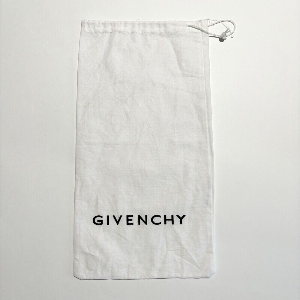 GIVENCHY Dust Bag Travel Designer Shoe Storage Protective Drawstring White